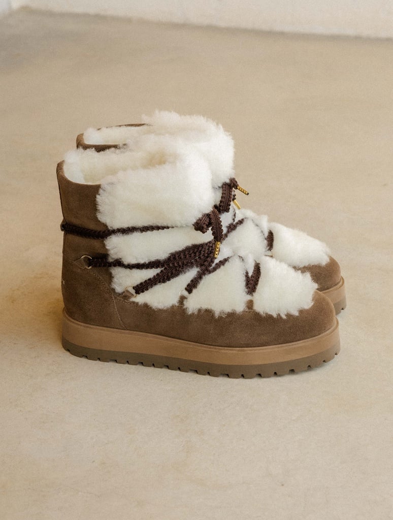 Cold Weather Boots : Rivka - Khaki Brown