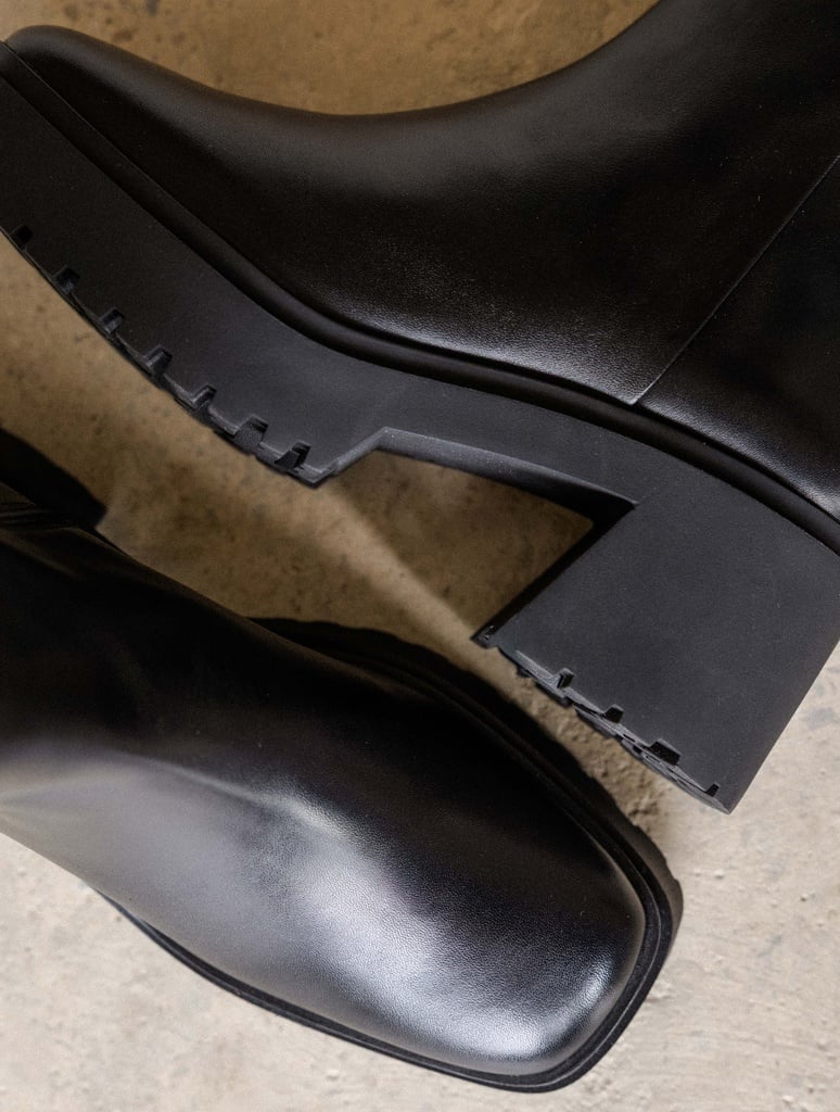 Flat Boots : Sadie - Passion Black