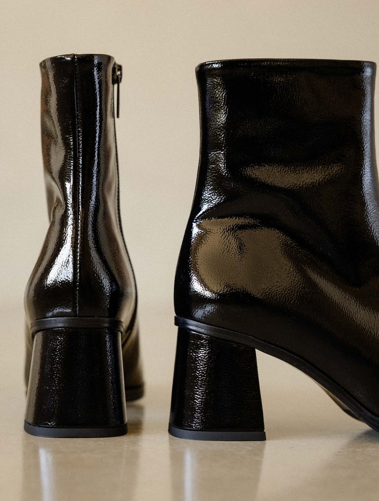 Botines planos : Scarlett - Vinyl Black