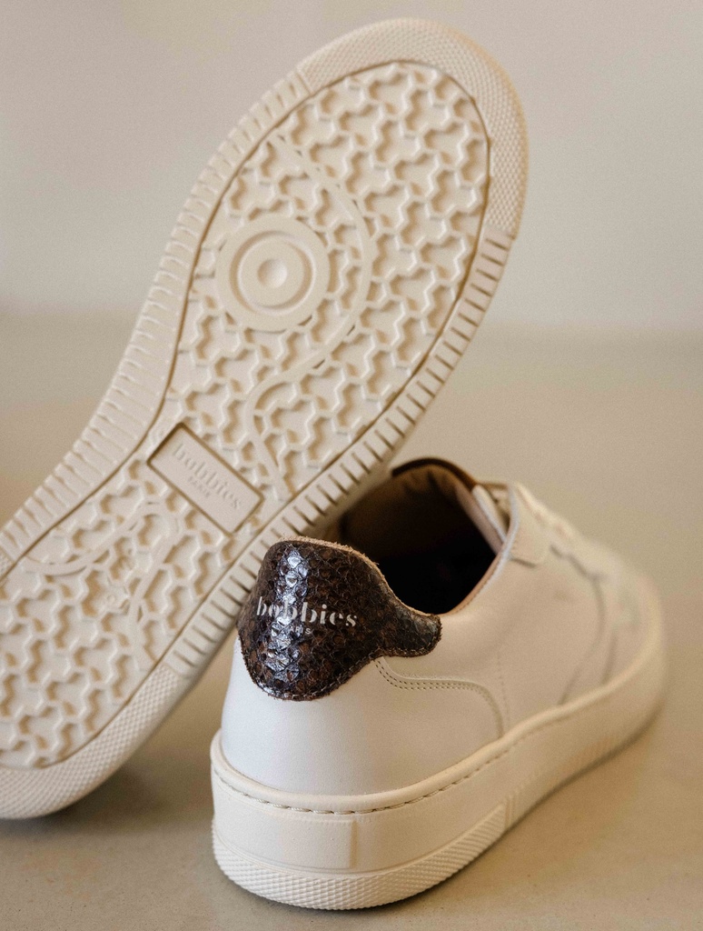 Baskets : Scott - Off-White & Cobra Brown