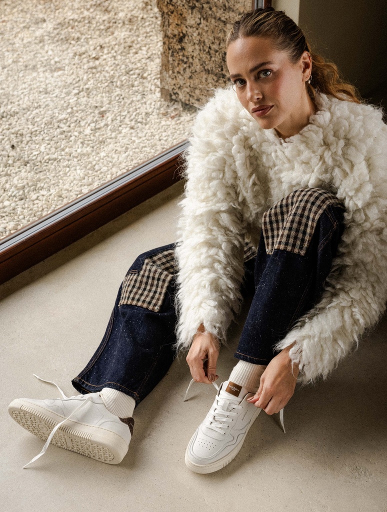 Baskets : Scott - Off-White & Cobra Brown