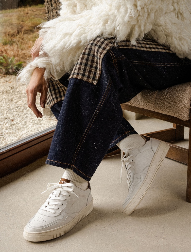 Baskets : Scott - Off-White & Cobra Brown