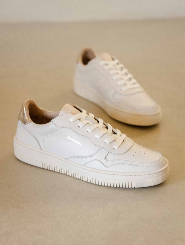 Zapatillas : Scott - Off-White & Champagne Gold