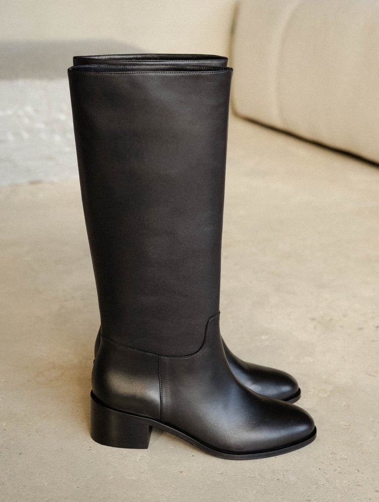 Bottes équitation Cuir Noir Neuves Bottes D'équitation Jodhpurs En Cuir Noir Brogini - Taille 35 (UK 2.5), Neuves En Boîte Bague Bulgari