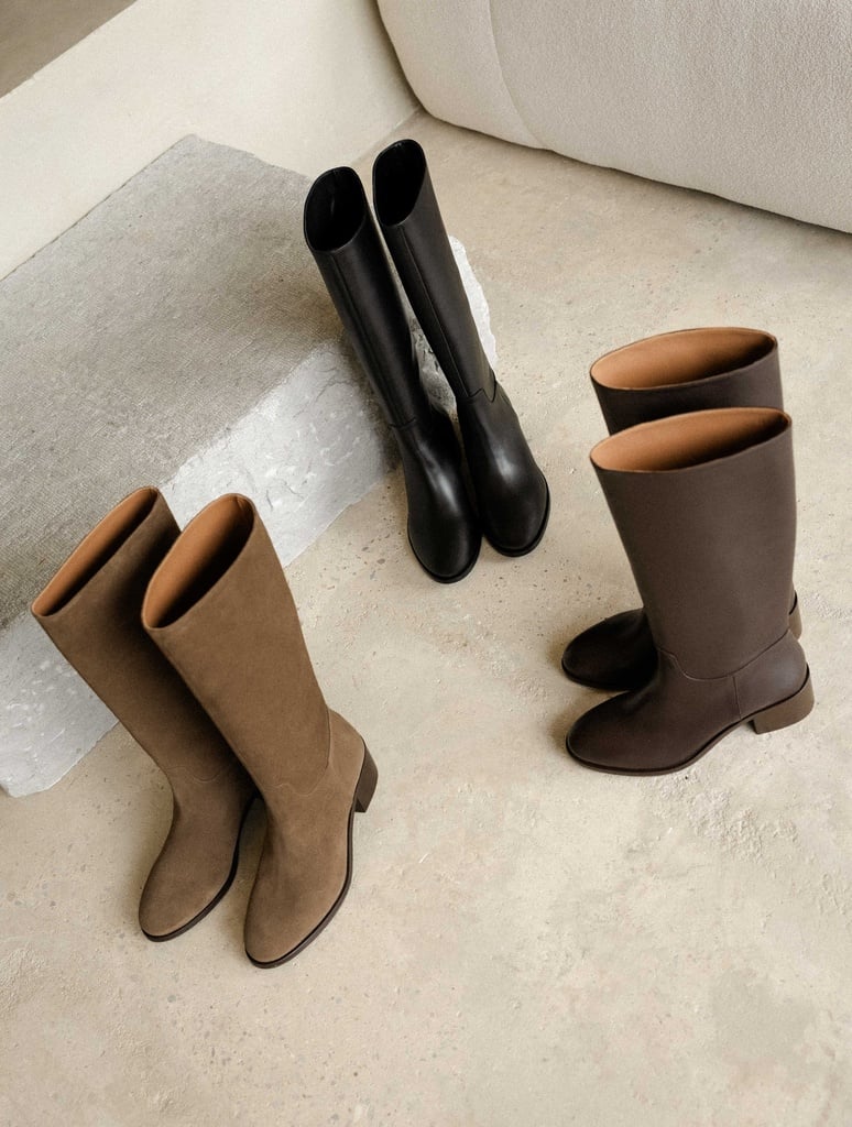 Bottes & Cuissardes : Zohra - Khaki Brown